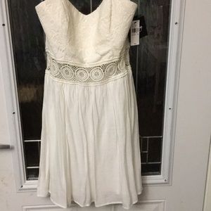 Ivory lace dress